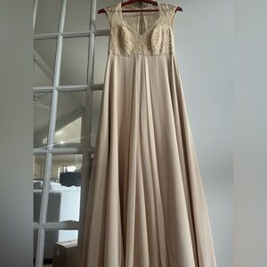 Cream Bridesmaid dress